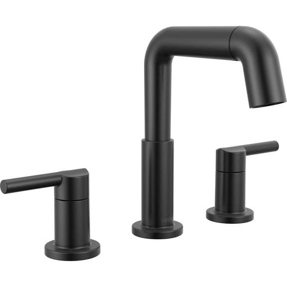Delta 35849Lf-Pd Nicoli 1.2 GPM Widespread Bathroom Faucet - Black