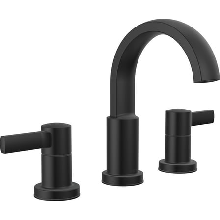 Delta 35855Lf Albion Two Handle Widespread Bathroom Faucet - Black