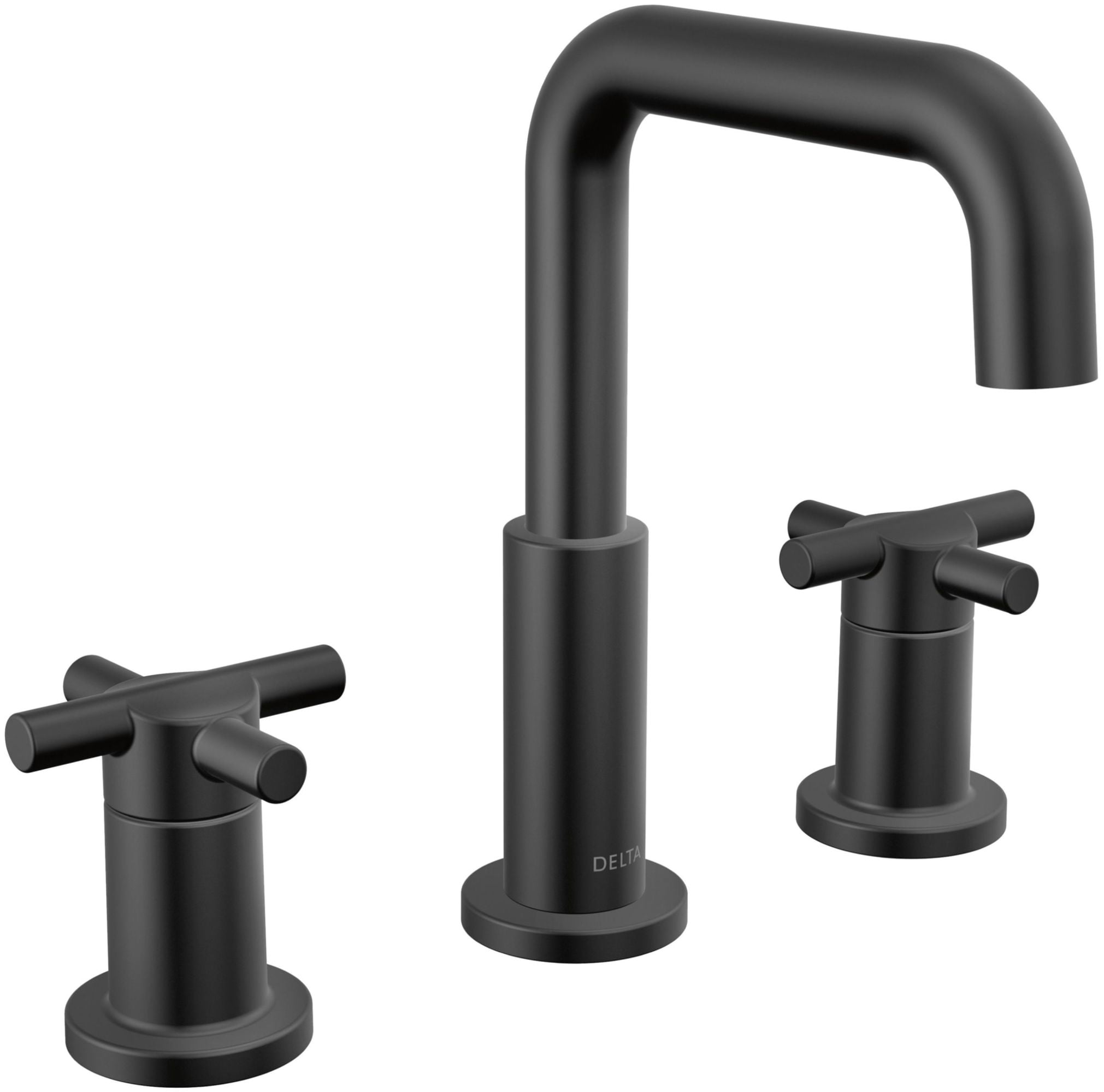 Delta Flynn Matte Black 2-handle Widespread outlet Bathroom Sink Faucet