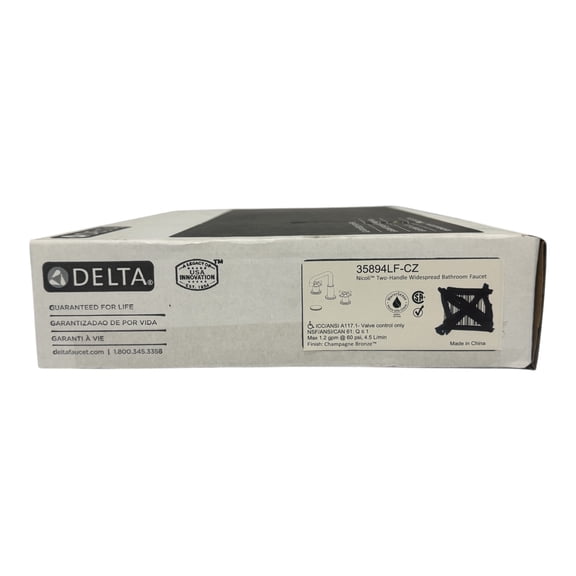 Delta 35894Lf Nicoli 1.2 GPM Widespread Bathroom Faucet - Bronze