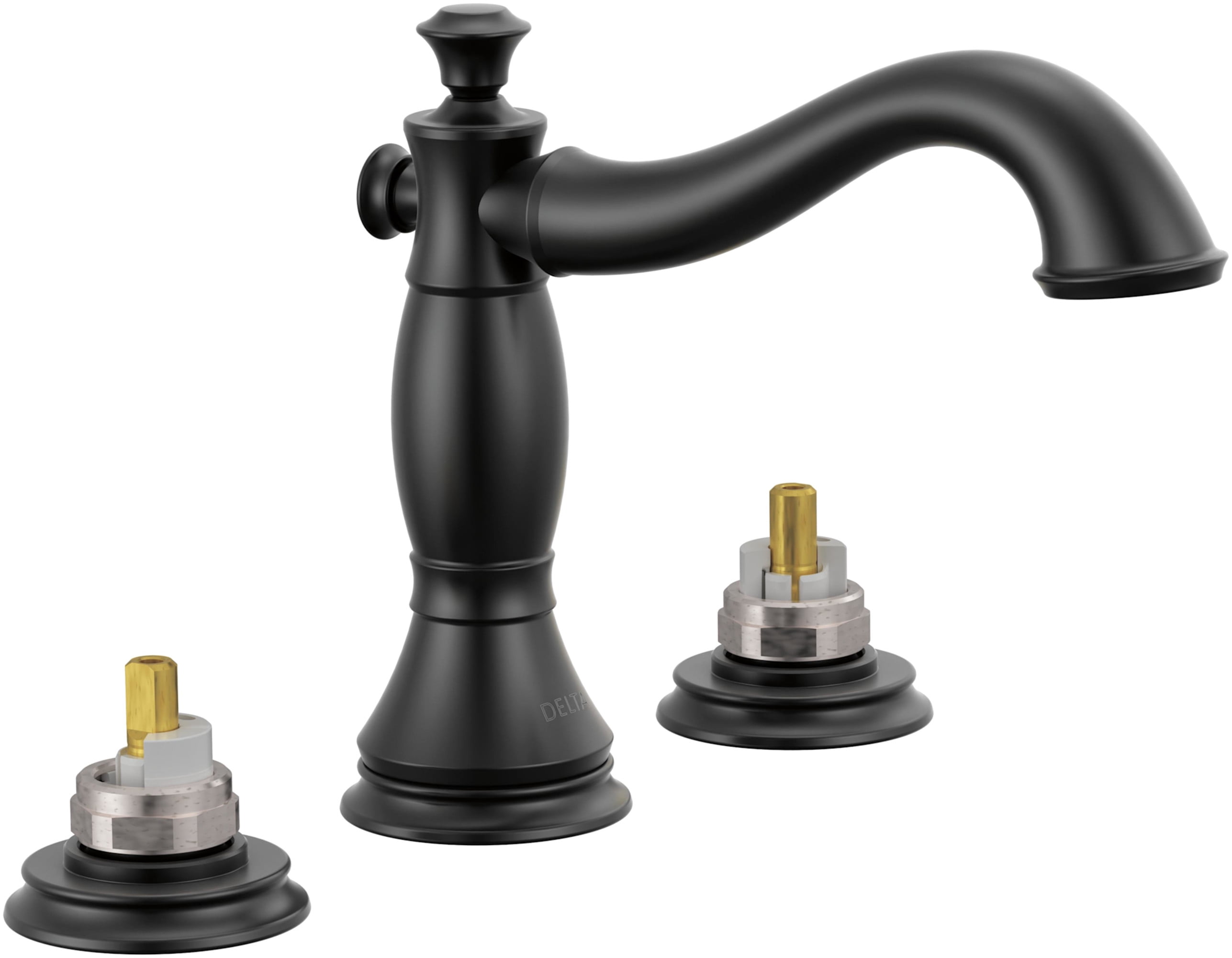 Delta Cassidy Two Handle Widespread Bathroom Faucet - Less Handles
