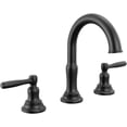 thumbnail image 1 of Delta 35985LF-BL Roe 1.2 GPM Widespread Bathroom Faucet - Black, 1 of 7
