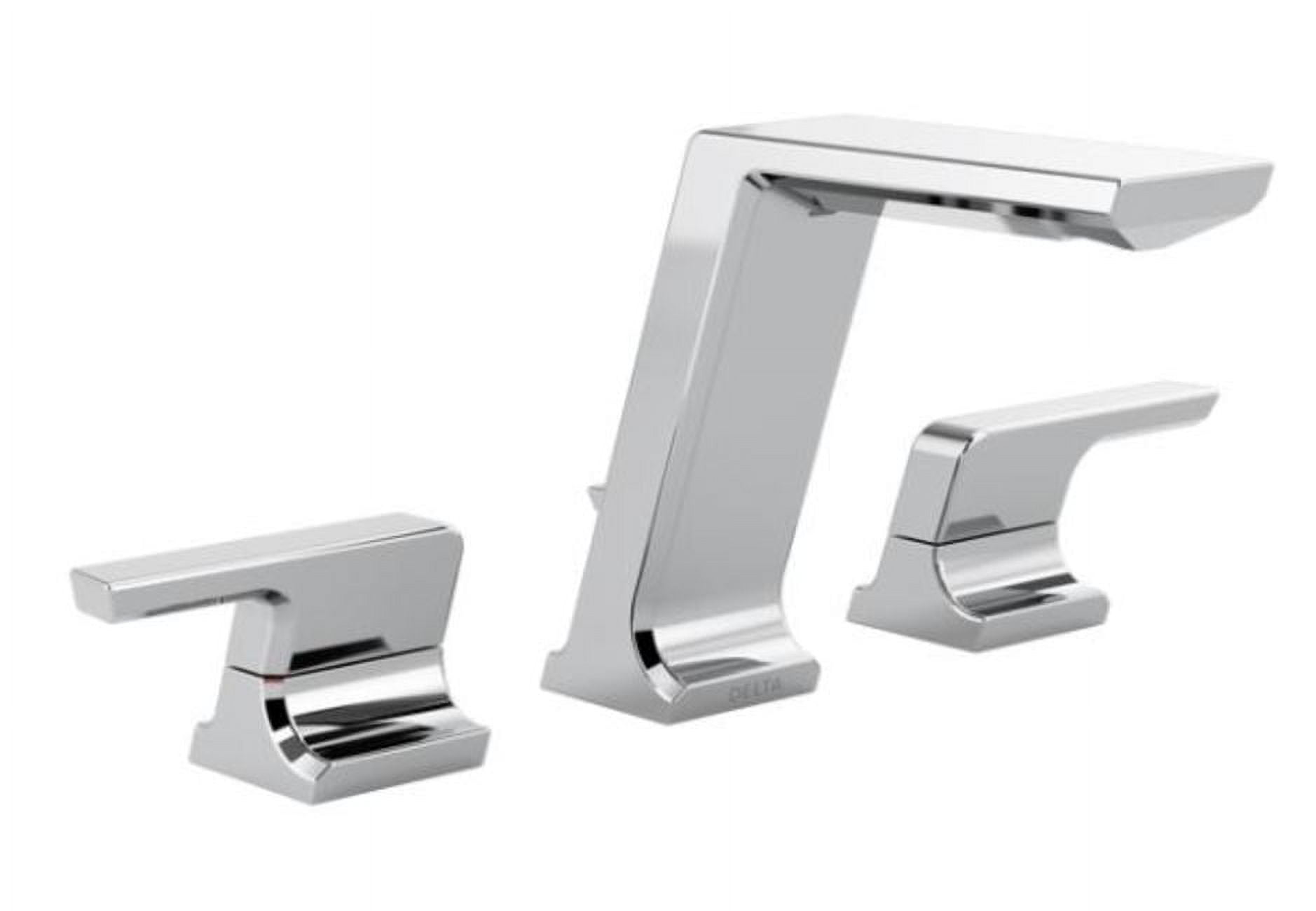 Pivotal 16" Widespread Chrome Bathroom Faucet with Modern Design