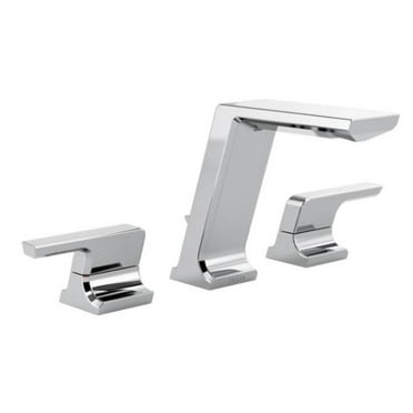 Delta 3599Lf-Mpu Pivotal 1.2 GPM Widespread Bathroom Faucet - Lumicoat Chrome