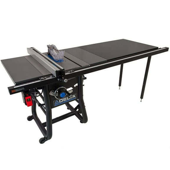 Delta 36-5052T2 15 Amp 52 in. Contractor Table Saw with Steel Extensions