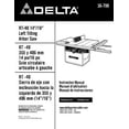 thumbnail image 1 of Delta 36-790 RT-40 14"/16" Left Tilting Arbor Saw Instruction Manual REPRINT, 1 of 1