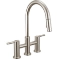 thumbnail image 1 of Delta 39876LF-SS Nicoli 1.8 GPM Single Hole Pull Down Bridge Kitchen Faucet - Brilliance, 1 of 7