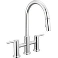 thumbnail image 1 of Delta 39876Lf Nicoli 1.8 GPM Single Hole Pull Down Bridge Kitchen Faucet - Chrome, 1 of 7