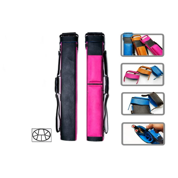 Delta 3x6 PINK TRANSFORMERS Case - Memory Foam - JB NO Case - Leather Cue Case
