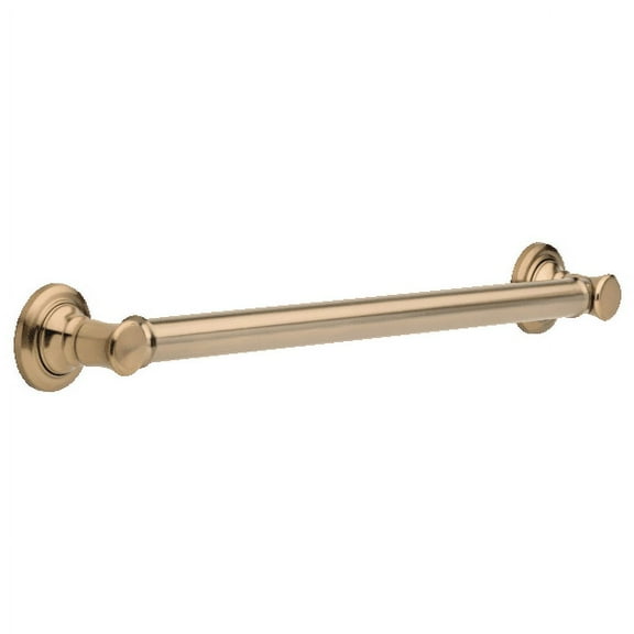 Delta 41624-CZ 24" Traditional Decorative ADA Grab Bar, Champagne Bronze