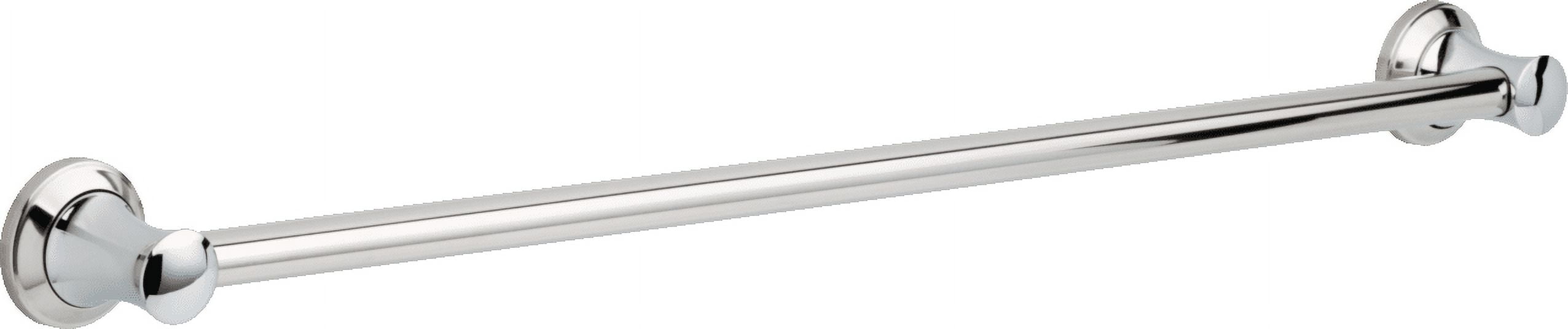 Chrome 36" Stainless Steel Decorative Grab Bar