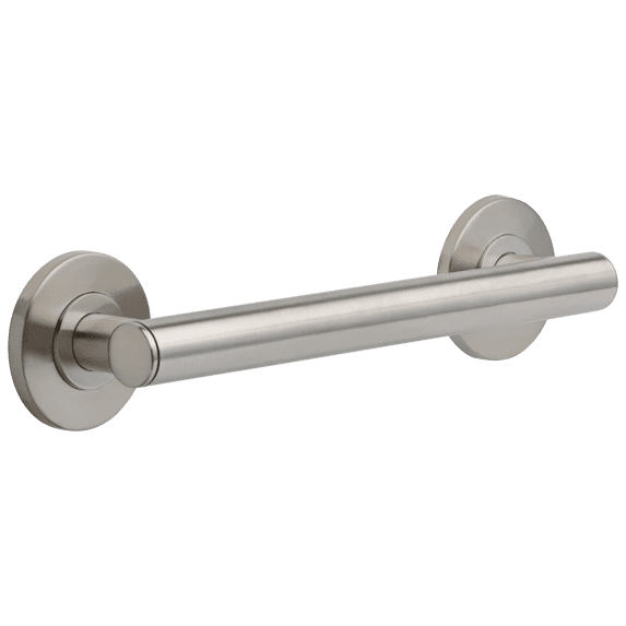 Delta 41812-SS 12" Contemporary Decorative ADA Grab Bar, Stainless