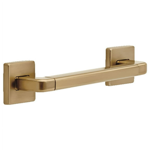 Delta 41912-CZ 12" Angular Modern Decorative ADA Grab Bar, Champagne Bronze