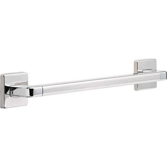 Delta 41918 18" Angular Modern Decorative ADA Grab Bar, Chrome