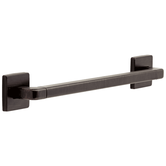 Delta 41918-RB Modern Angular Decorative ADA 18 in. x 1.25 in. Grab Bar, Venetian Bronze
