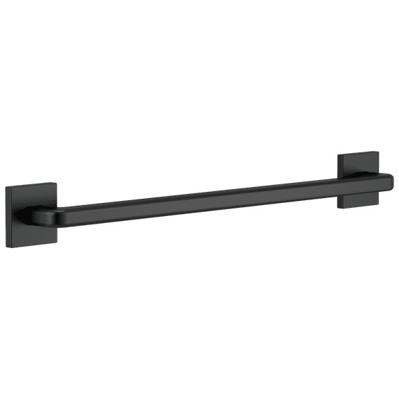 Delta 41924-BL Angular Modern Decorative ADA Grab Bar - 24", Matte Black