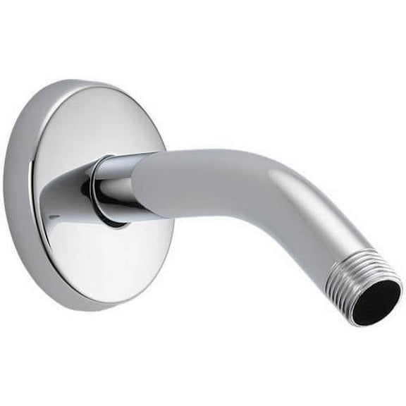 Delta 5-7/16" Wall Mounted Shower Arm - Includes Wall Flange, Available in Various Colors