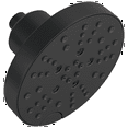 thumbnail image 1 of Delta 5-Spray H2Okinetic Contemporary Raincan Shower Head in Matte Black 52668-BL, 1 of 2