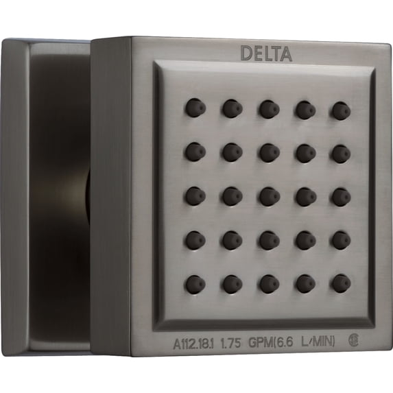 Delta 50150-KS-PR Single Function 1.75 GPM Square Brass Body Spray - Lumicoat Black
