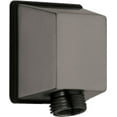 thumbnail image 1 of Delta 50570 Square Wall Supply Elbow For Hand Shower Hose Connection - Lumicoat Black, 1 of 7