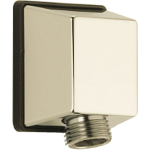 Delta 50570 Square Wall Supply Elbow For Hand Shower Hose Connection - Lumicoat Polished