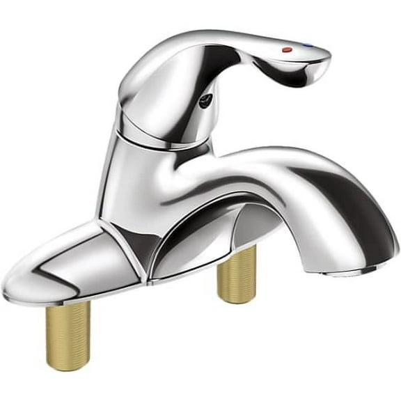 Delta 505LF Classic Single Handle Lavatory Faucet, Less Pop-Up, Chrome
