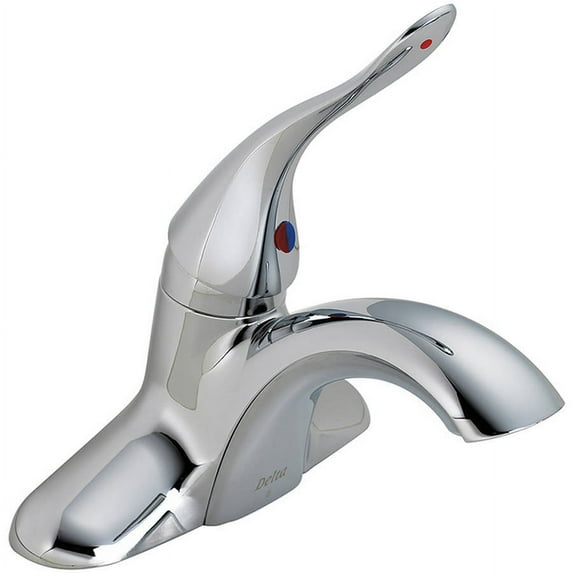 Delta 511LF-HDF Centerset Lavatory Faucet, Less Pop-Up, Chrome