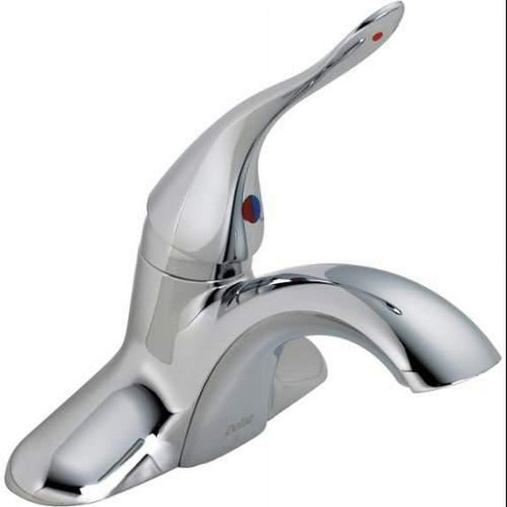 Delta 511LF-HGMHDF Centerset Lavatory Faucet, Less Pop-Up, Chrome