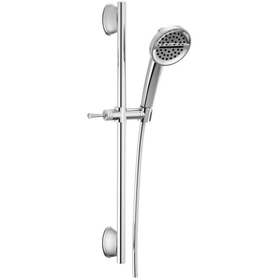 Delta 51386 Universal Showering Components 1.75 GPM 3-Setting Handshower - Lumicoat Chrome