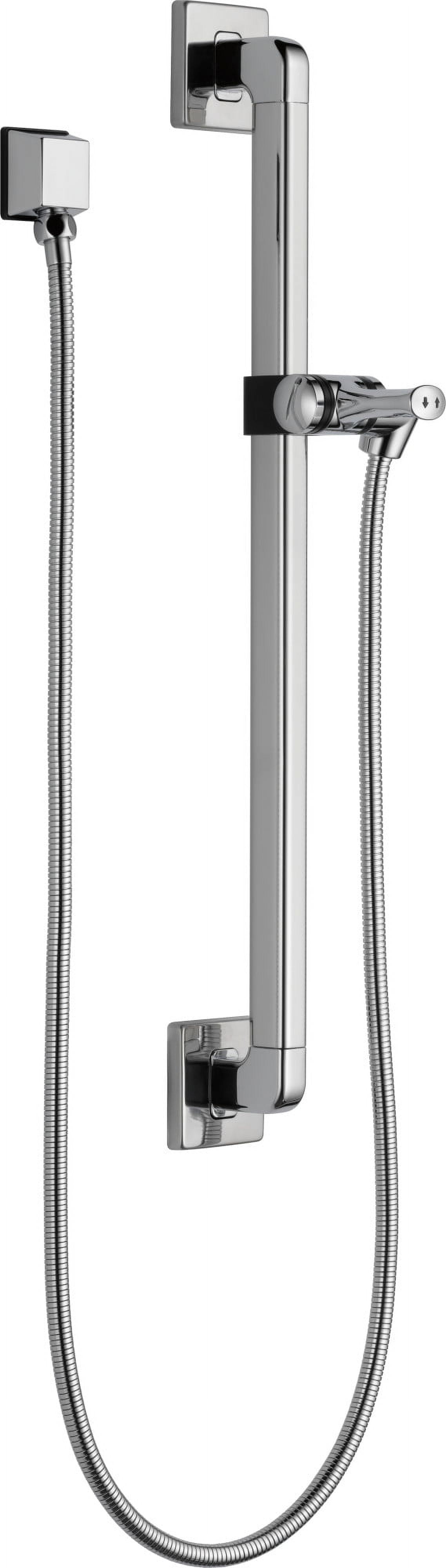 Delta 51500 Adjustable Slide Bar / Grab Bar Assembly with Elbow, Chrome