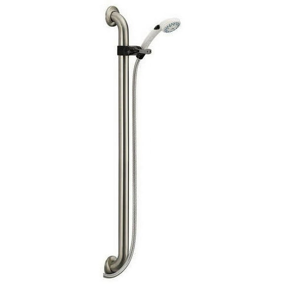 Delta 52003-DS Hand Shower Package Includes Hand Shower, Slide/Grab Bar, and Hose, Chrome