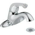 thumbnail image 1 of Delta 523LF-HGMHDF Centerset Lavatory Faucet with Metal Grid Strainer, Chrome, 1 of 3