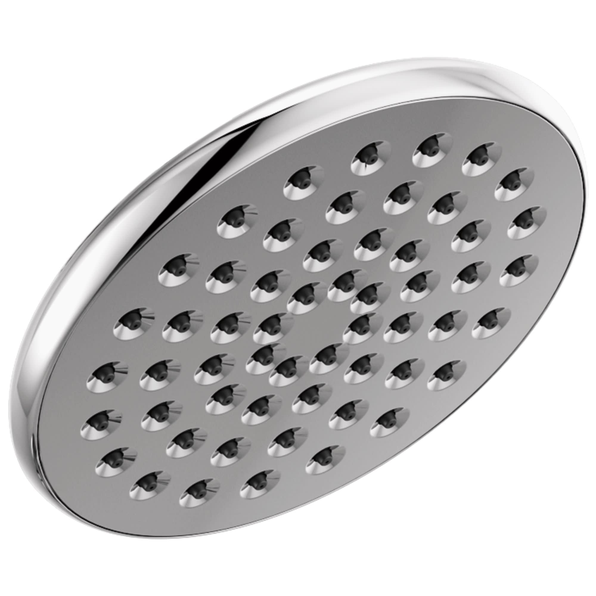 Chrome 6-Inch Modern Rain Shower Head