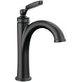 thumbnail image 1 of Delta 532-Mpu-Dst Woodhurst 1.2 GPM Single Hole Bathroom Faucet - Black, 1 of 7