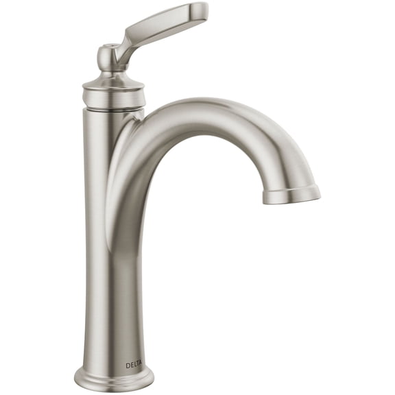 Delta 532-Mpu-Dst Woodhurst 1.2 GPM Single Hole Bathroom Faucet - Brilliance Stainless
