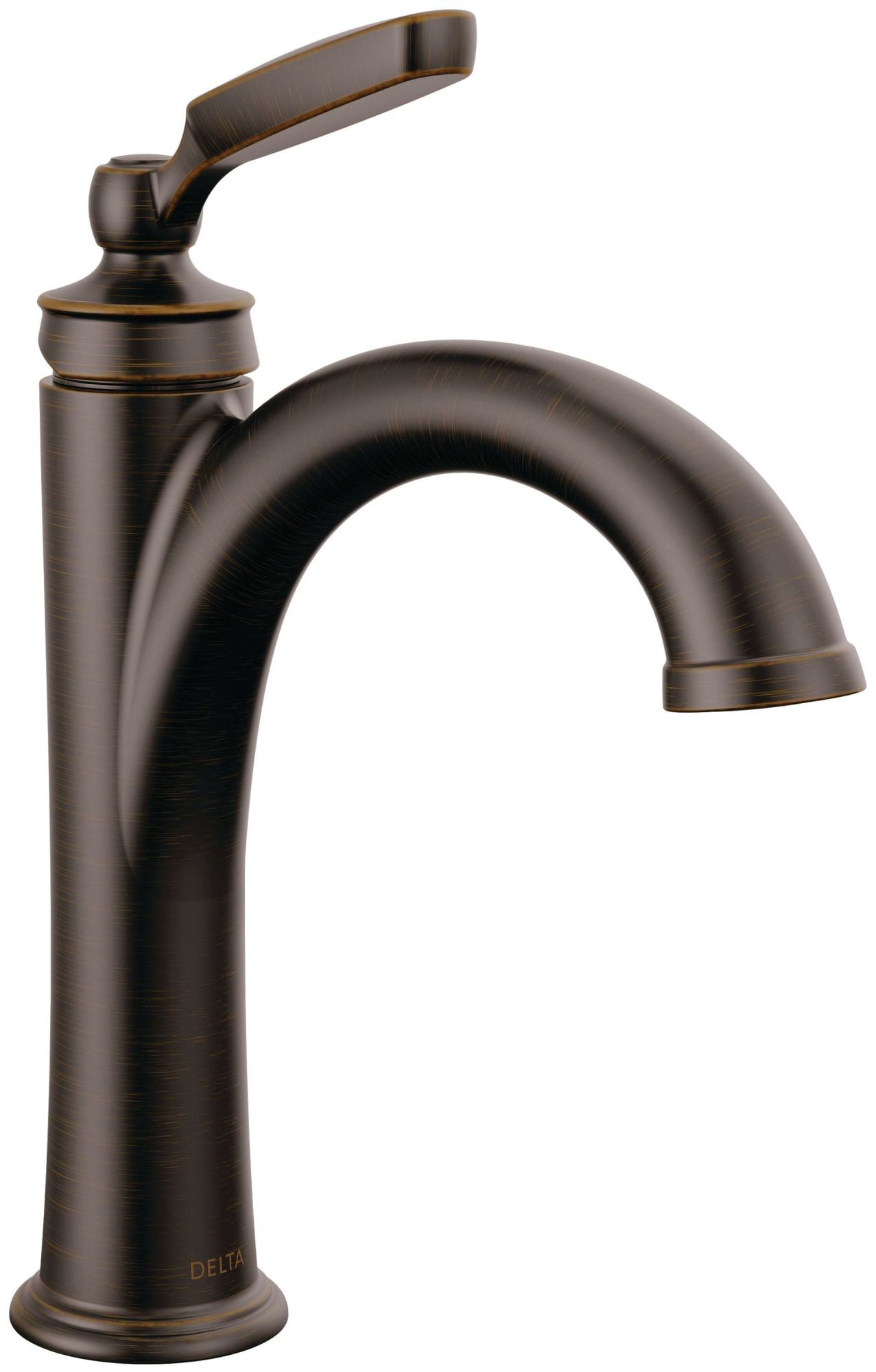 Venetian Bronze 10" Modern Single Hole Metal Bathroom Faucet