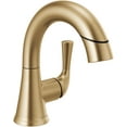 thumbnail image 1 of Delta 533Lf-Pdmpu Kayra 1.2 GPM Single Hole Pull-Down Bathroom Faucet - Bronze, 1 of 7