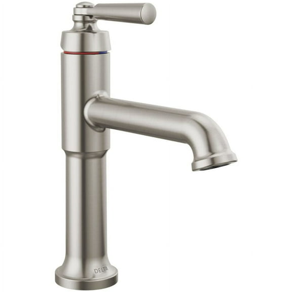 Delta 536-Mpu-Dst Saylor 1.2 GPM Single Hole Bathroom Faucet - Brilliance Stainless