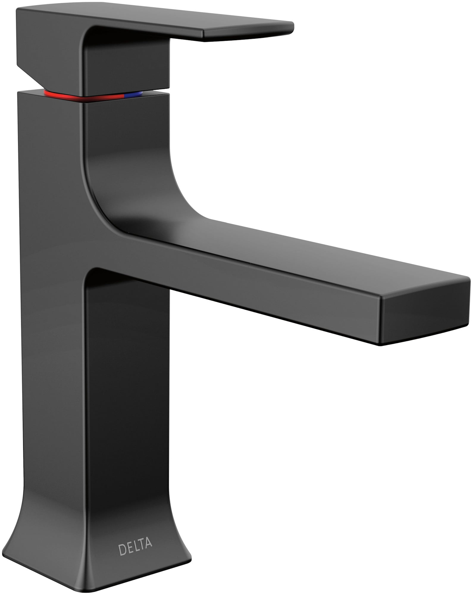 Delta 537-BLMPU-DST Velum 1.2 GPM Single Hole Bathroom Faucet - Black