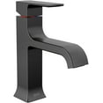 thumbnail image 1 of Delta 539-Mpu-Dst Velum 1.2 GPM Single Hole Bathroom Faucet - Black, 1 of 7
