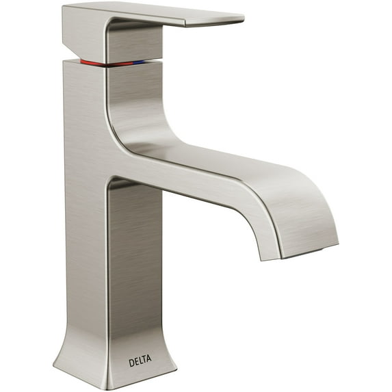 Delta 539-Mpu-Dst Velum 1.2 GPM Single Hole Bathroom Faucet - Brilliance Stainless