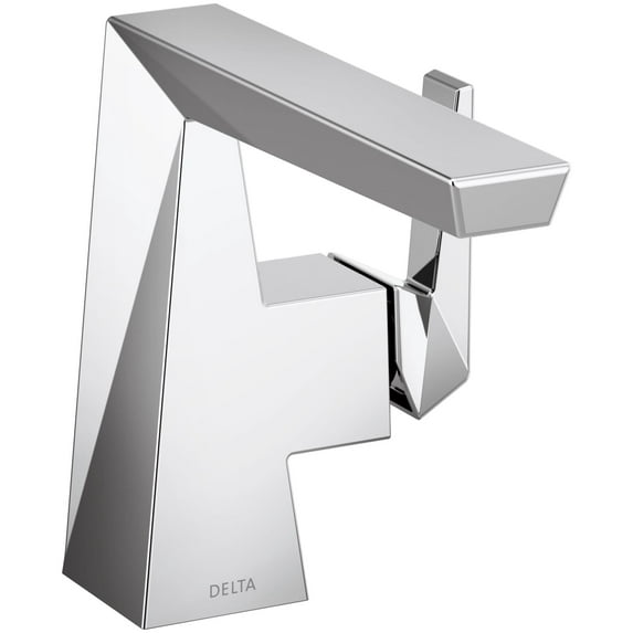 Delta 543-Mpu-Dst Trillian 1.2 GPM Bathroom Sink Faucet Single Hole Bathroom Faucet -