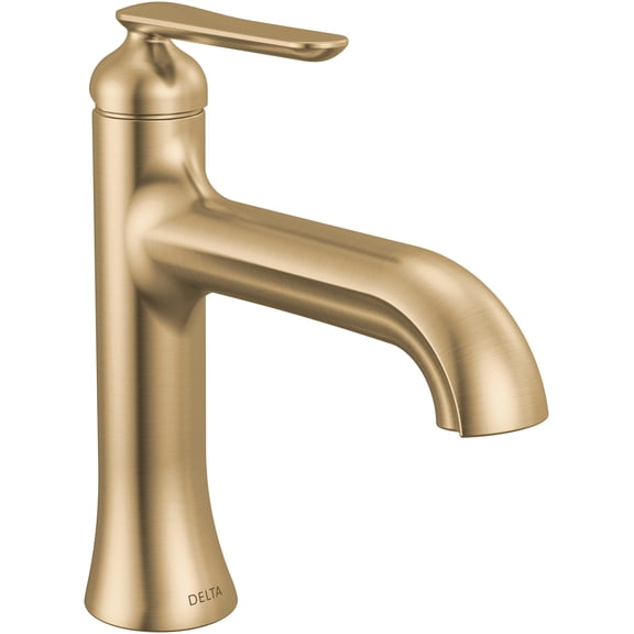 Delta 545-CZ-PR-DST Bonacci 1.2 GPM Single Hole Bathroom Faucet - Lumicoat Champagne