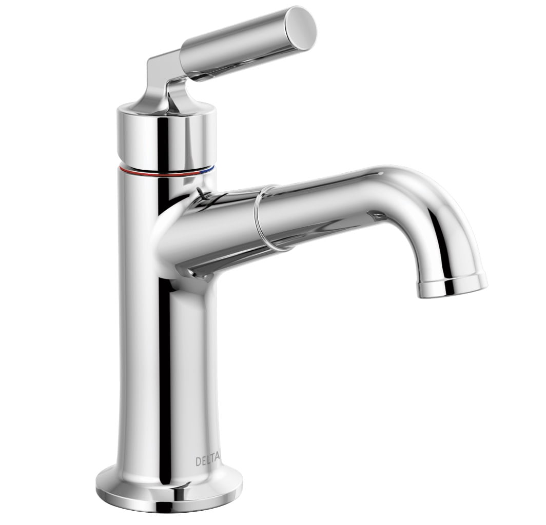 Bowery Chrome Single Hole Bathroom Faucet with Diamond Seal Technology