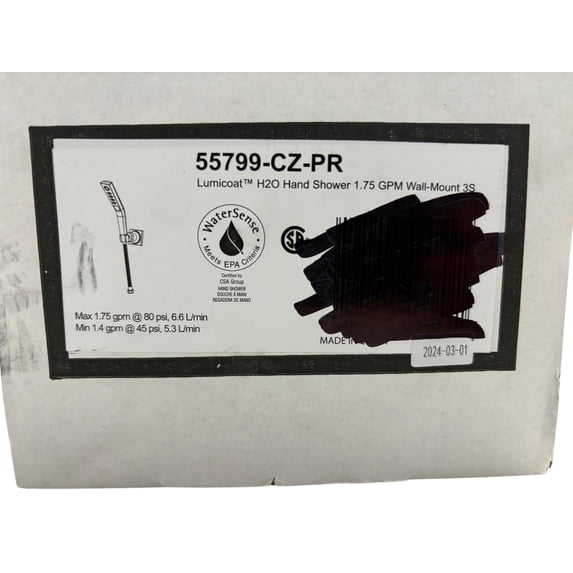 Delta 55799-CZ-PR Universal Showering 1.75 GPM Multi Function Hand Shower - Lumicoat