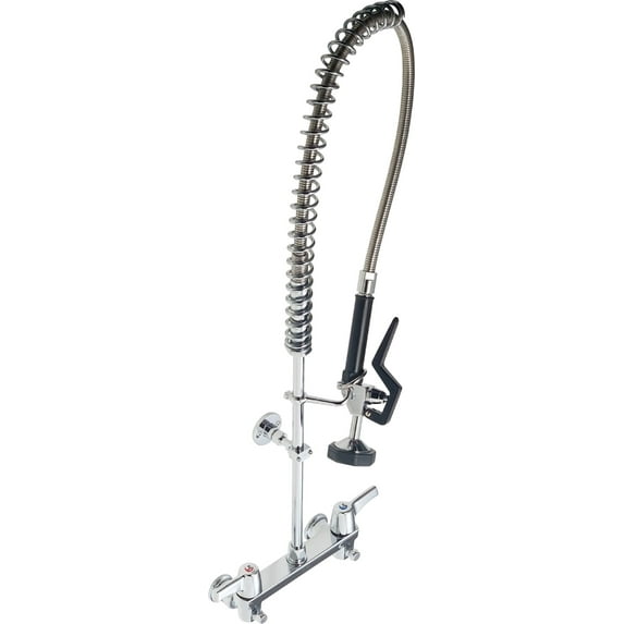 Delta 55C1513 Double Handle Pre-Rinse Kitchen Faucet - Chrome