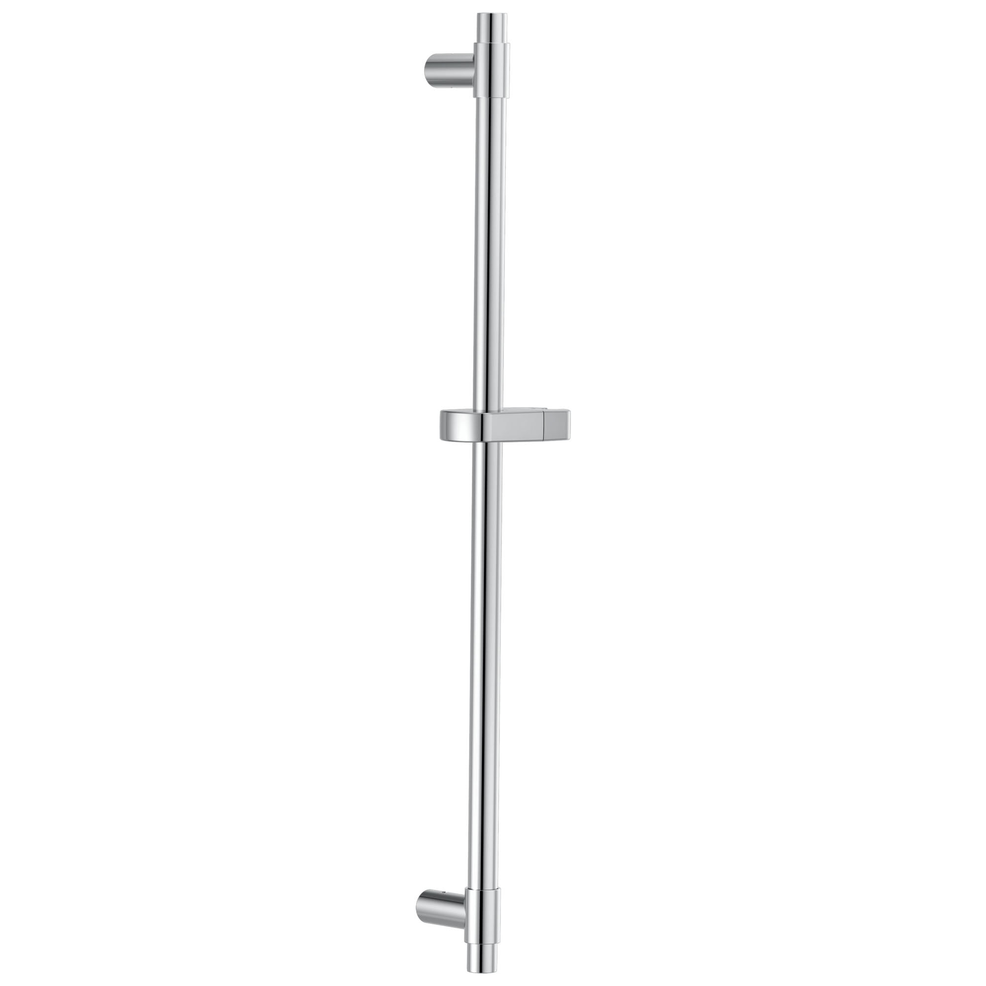 Adjustable 24" Chrome Stainless Steel Shower Slide Bar
