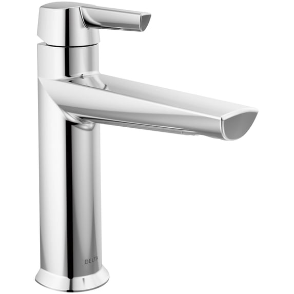 Delta 571-PR-LPU-DST Galeon 1.2 GPM Single Hole Bathroom Faucet - Lumicoat Chrome