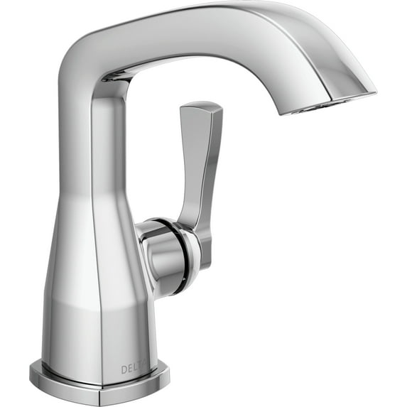 Delta 576-Mpu-Dst Stryke 1.2 GPM Single Hole Bathroom Faucet - Lumicoat Chrome