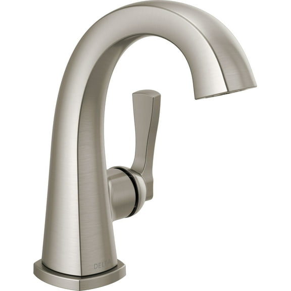 Delta 577-Mpu-Dst Stryke 1.2 GPM Single Hole Bathroom Faucet - Lumicoat Stainless